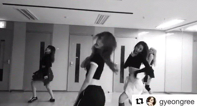경리 인스타에 올라온 나인뮤지스 안무영상 | 인스티즈