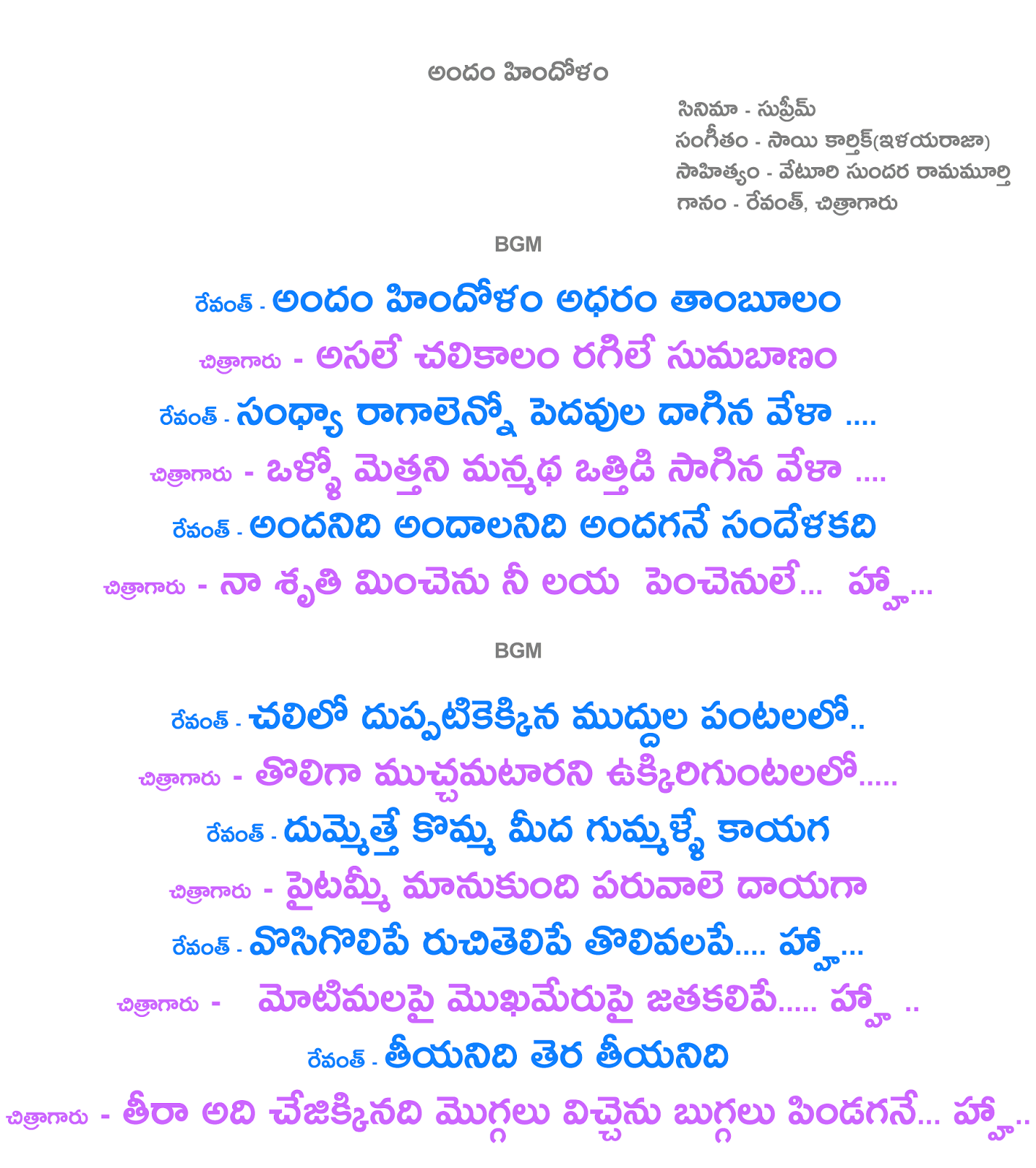 Telugu Songs Telugu Songs