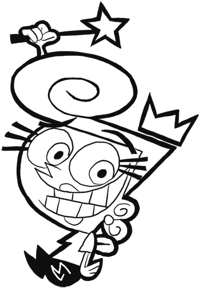 fairy odd parents coloring pages - photo #36