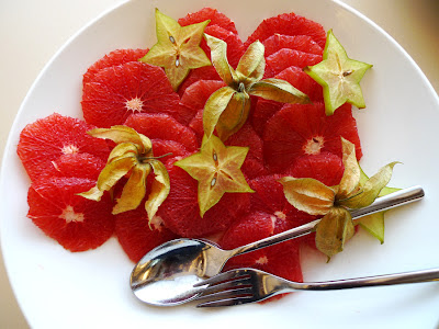 red grapefruit, czerwony grejfrut