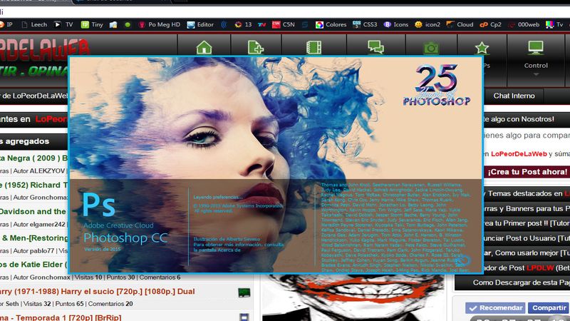 Adobe Photoshop CC 2015 v16 Multilenguaje 32 y 64 Bits Mega
