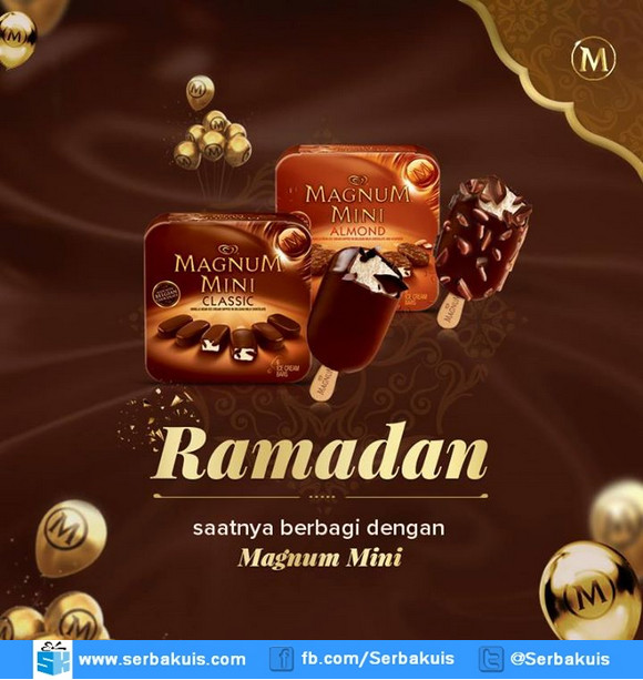 Kuis Magnum Mini's Ramadan Berhadiah Voucher Magnum Cafe 1 Juta