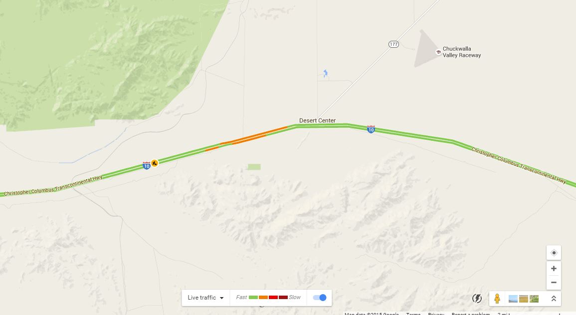 LA Traffic Expert I10 in California (Desert Center) reopened