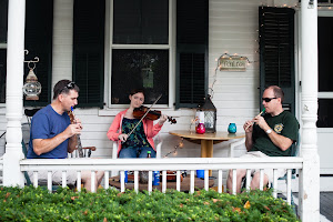 A Sunday afternoon porch session.