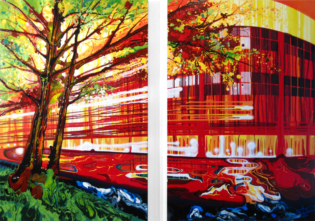Kunst Malen Wie Mit Ketchup Flaschen Amy Shackleton Malt Ohne