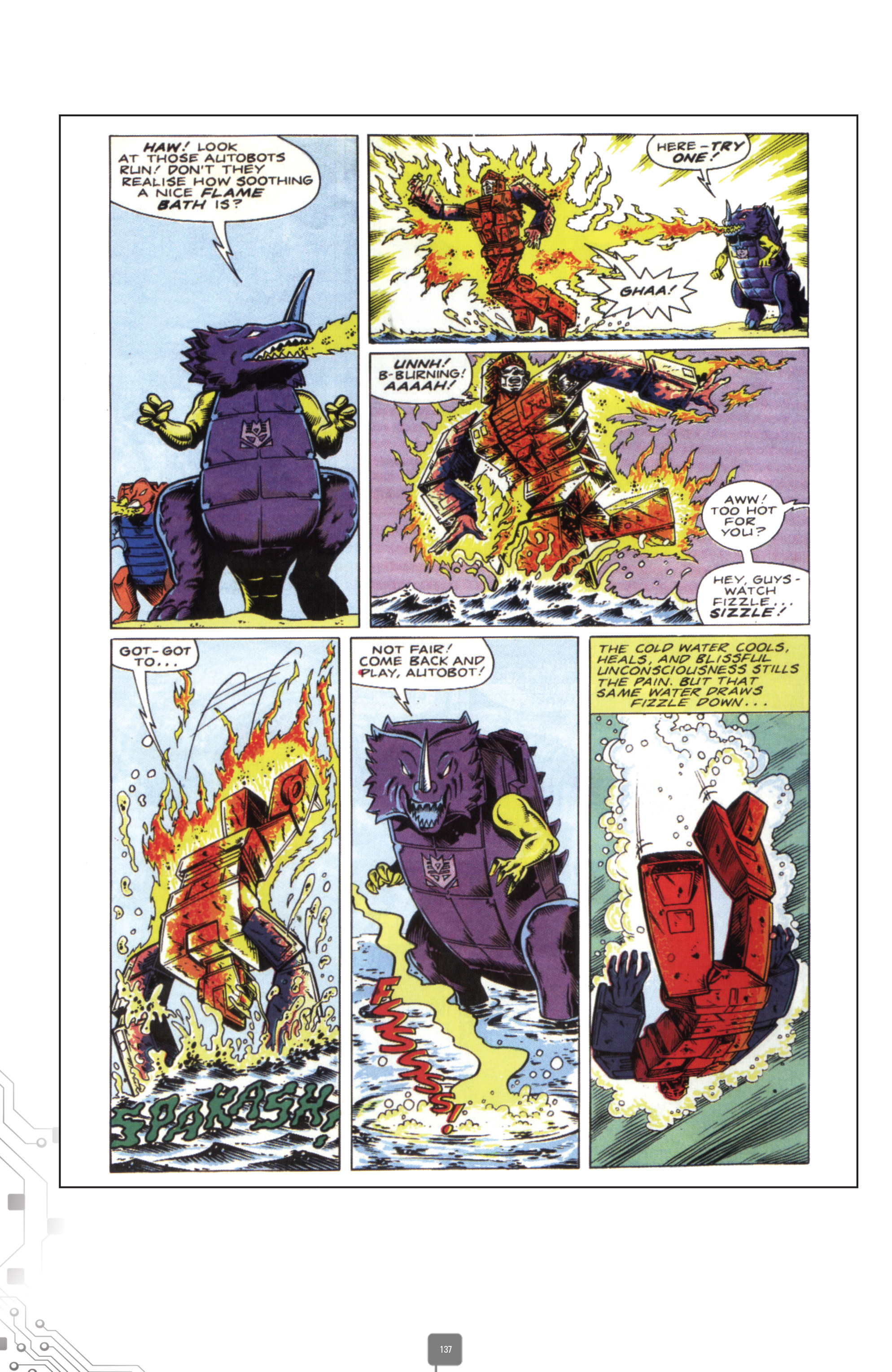 Read online The Transformers Classics UK comic -  Issue # TPB 5 - 137