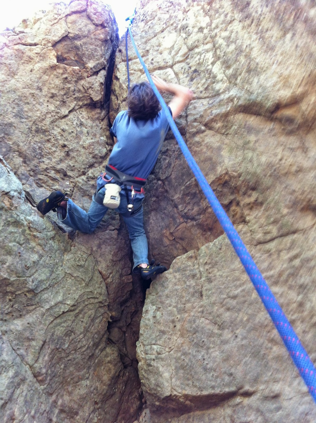 Paul Booker Rock Climbing at McGee Creek State Park in Oklahoma
