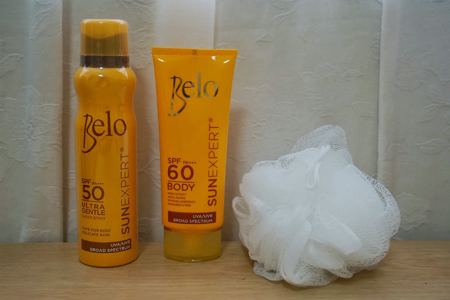 Belo SunExpert Sunbrella, Body Shield, Ultragentle Sheer Spray, from Sample Room Ph
