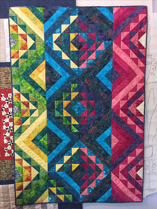Quilting Land Mosaic Stripe Quilt