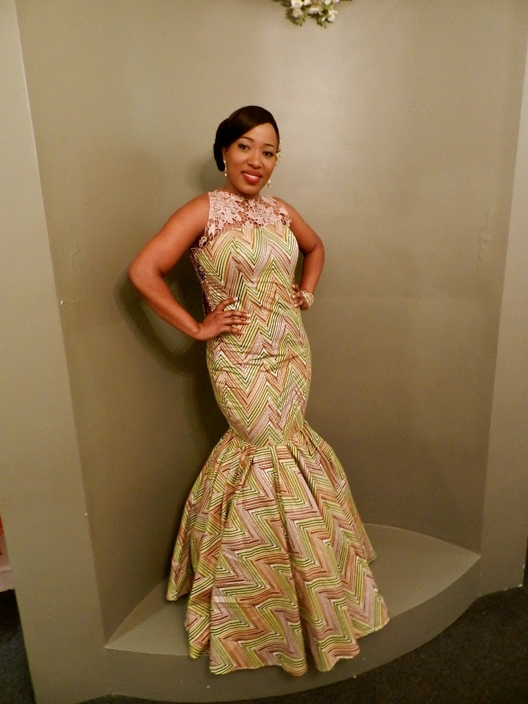 Kiki's Fashion Beatrice 's Kitchen Party dress designed by Kiki Zimba