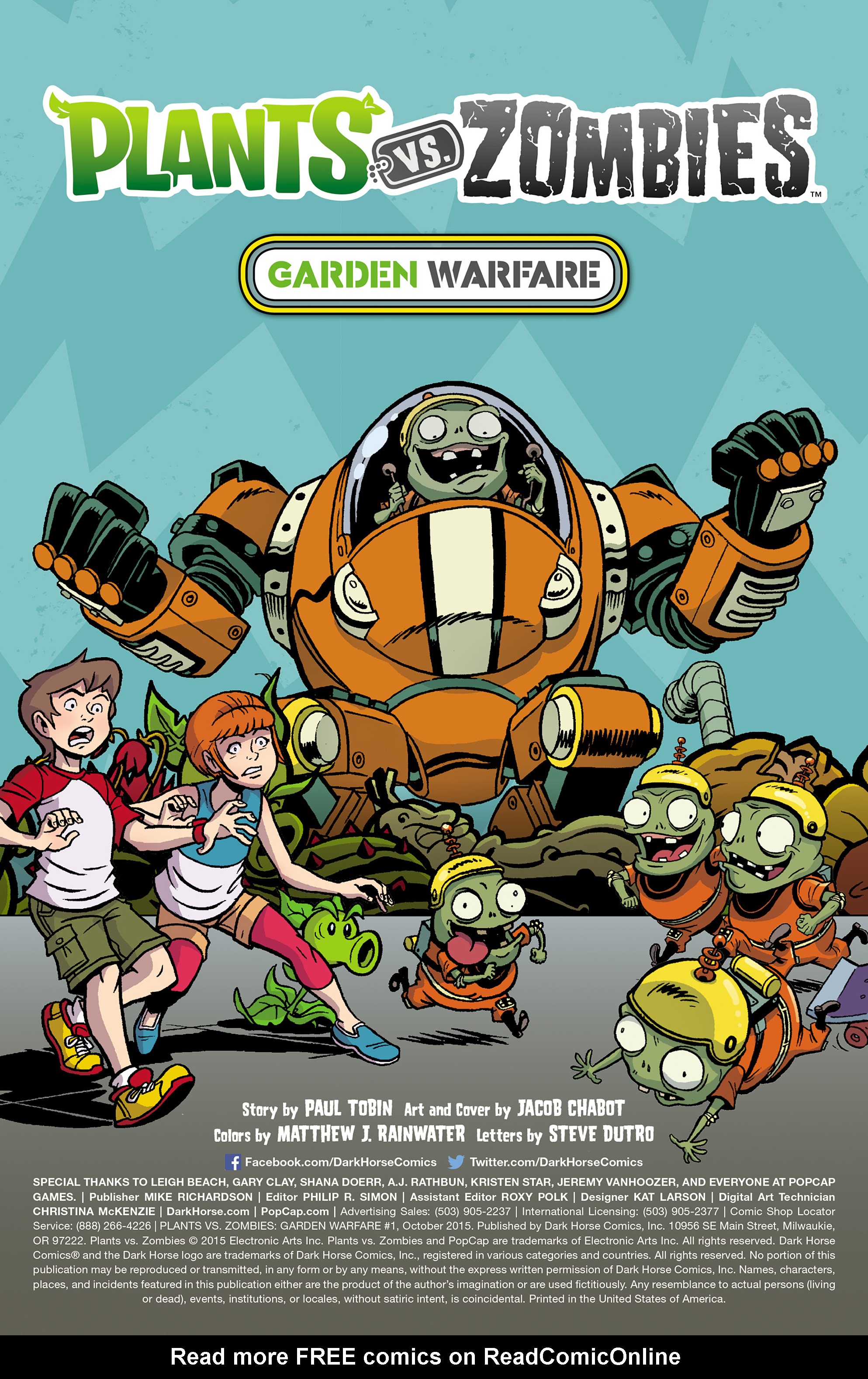 Read online Plants vs. Zombies: Garden Warfare comic -  Issue #1 - 2