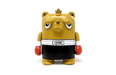 Galerie F Exclusive The Bearchamp TKO Edition 4” Vinyl Figure by JC Rivera x UVD Toys