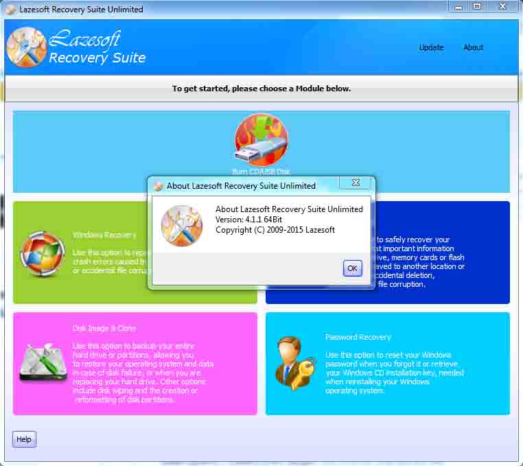 Lazesoft Recovery Suite Unlimited v4.5 + WinPE