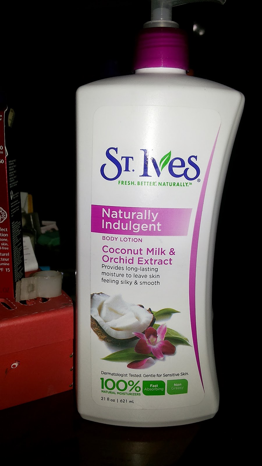 Beleza e etc.. Creme Hidratante St. Ives Coconut Milk & Orchid Extract