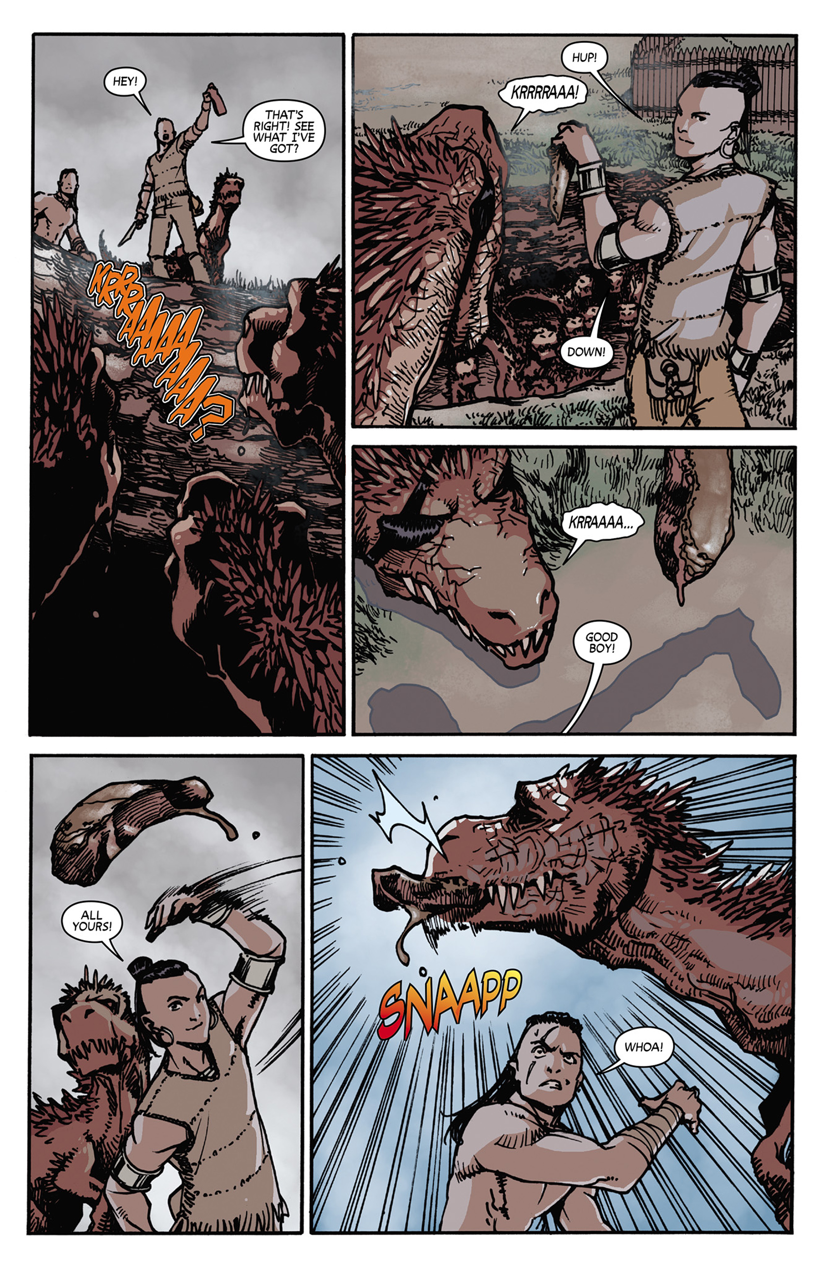 Read online Turok: Dinosaur Hunter (2014) comic -  Issue #7 - 8