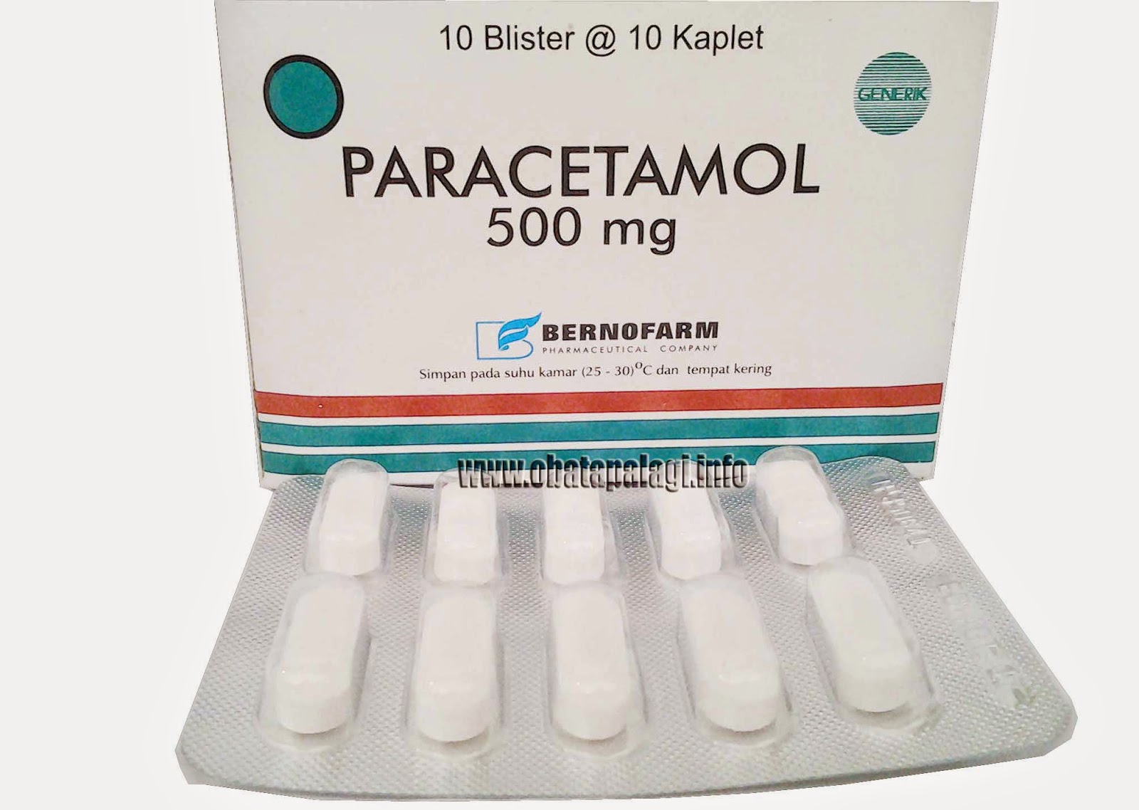Paracetamol Kaplet 500 mg Paracetamol Kaplet 500 mg