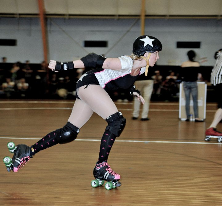 San Diego Roller Derby Hip checks, rock blocks and a close score, oh my!
