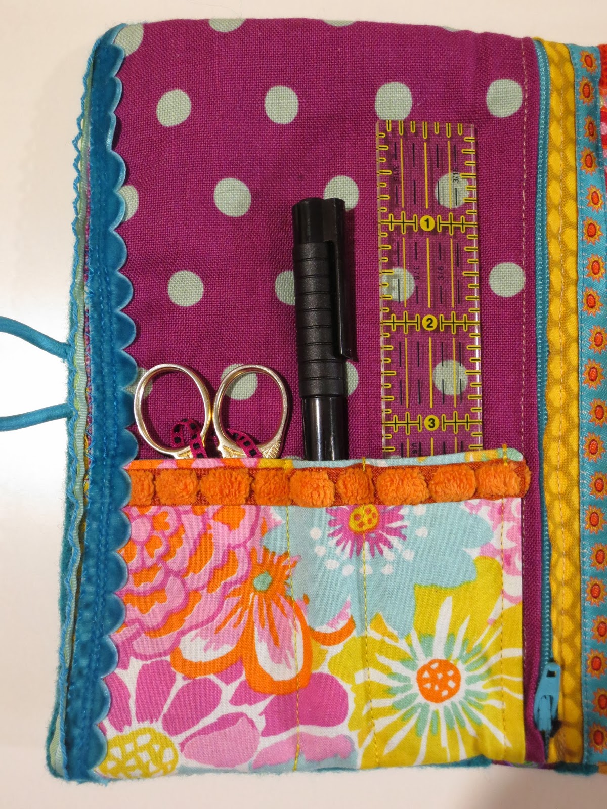 Art Journey: Wool Embroidery on a Sewing Kit
