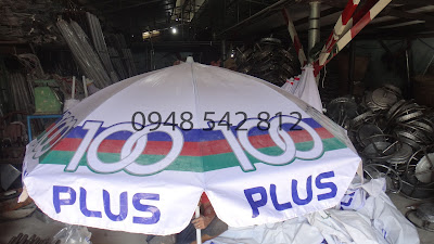 Làm dù quảng cáo ngoài trời. 1 cây cũng in. Giao hàng toàn quốc. - 1