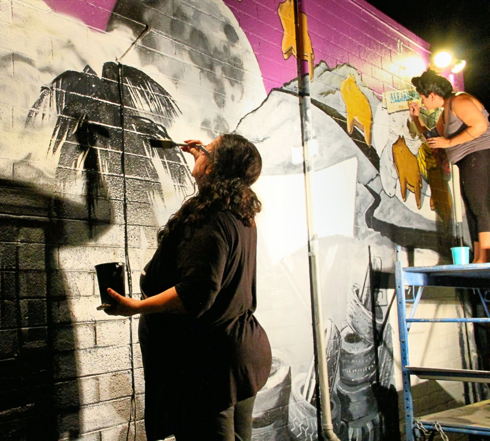 The Tucson Murals Project The Talking Mural (Murals being made, part 47a)