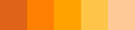 skema warna oranye