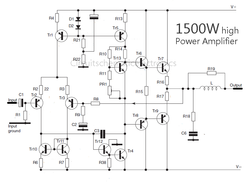 Gambar Skema Power Amplifier Fet Update Terlengkap Skema Wiring