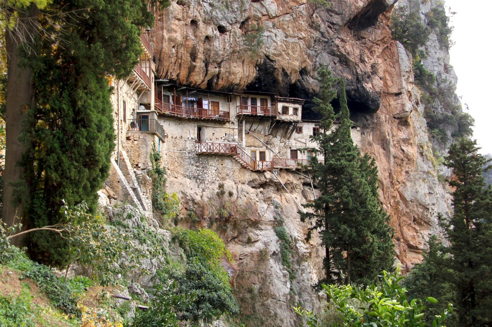Αποτέλεσμα εικόνας για monasteries lousios gorge