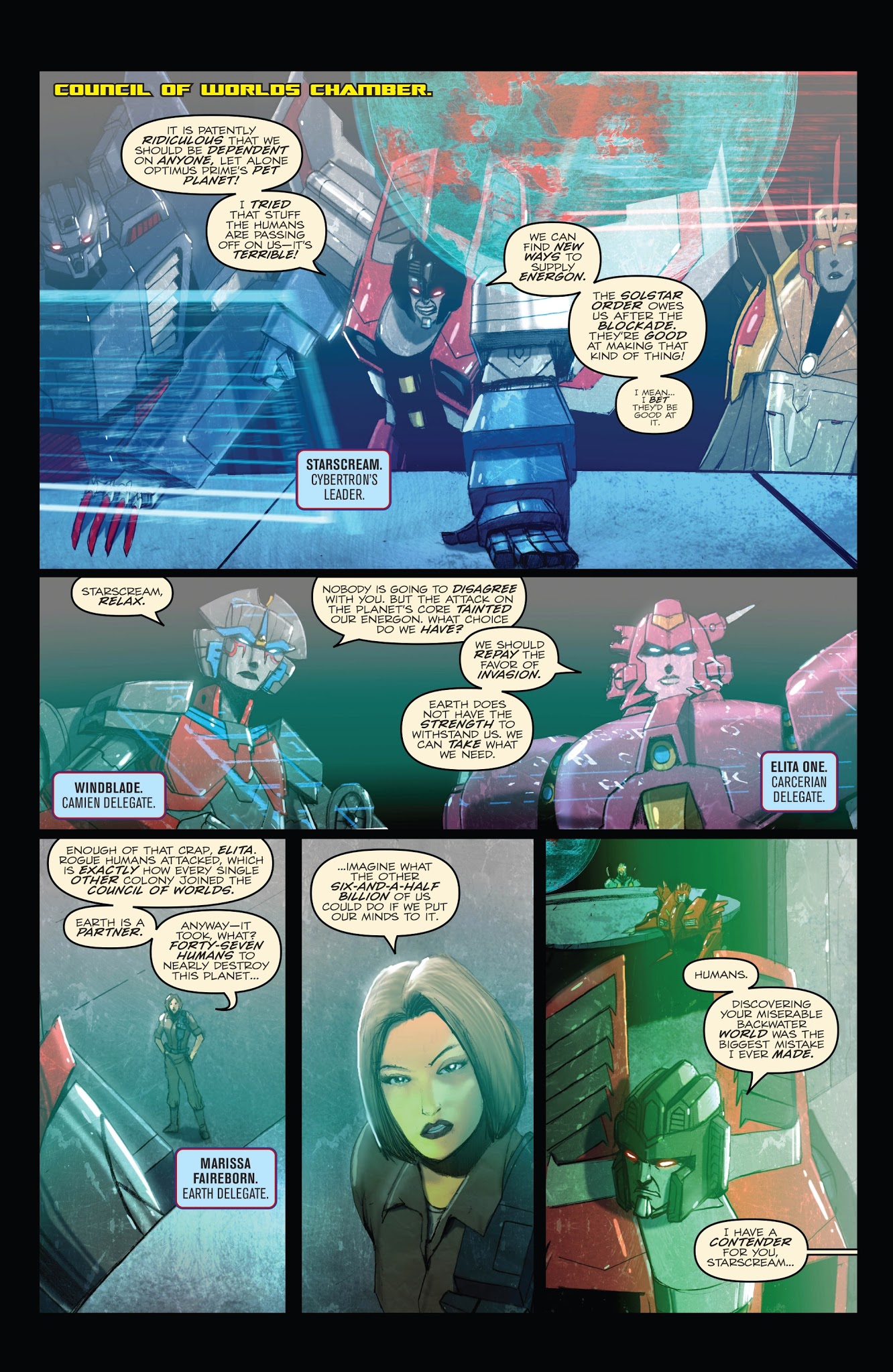 Read online Optimus Prime comic -  Issue #13 - 14
