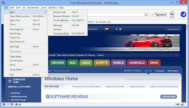 تحميل متصفح سي مونكي مجانا للكمبيوتر SeaMonkey 2.40 تحميل متصفح سي مونكي مجانا للكمبيوتر SeaMonkey 2.40
