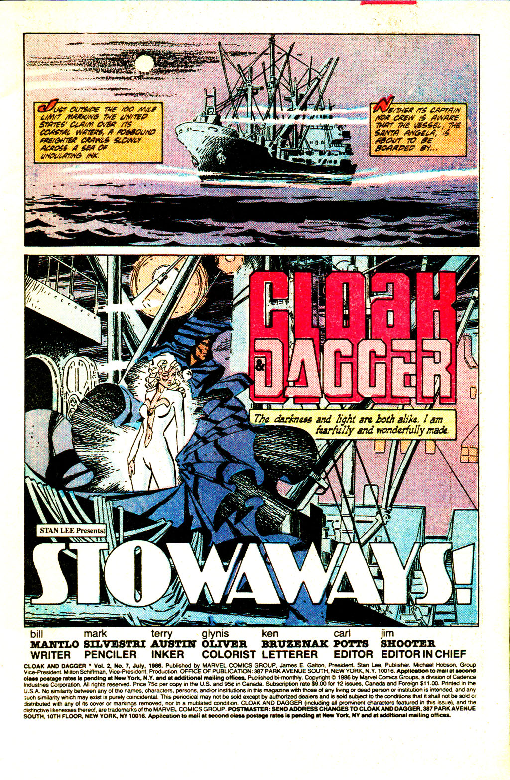Read online Cloak and Dagger (1985) comic -  Issue #7 - 2