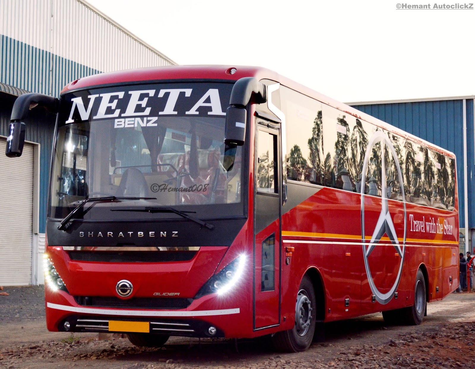 Hemant Autoclickz Neeta Tours Travels Bharat Benz 1623