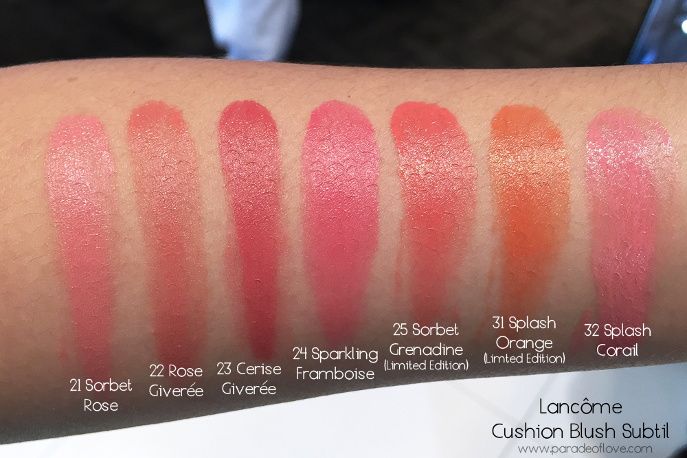 rosy cheeks with lanc 244 me cushion blush subtil review rosy cheeks with lanc 244 me cushion blush subtil review