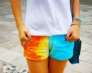 shorts multicoloridos