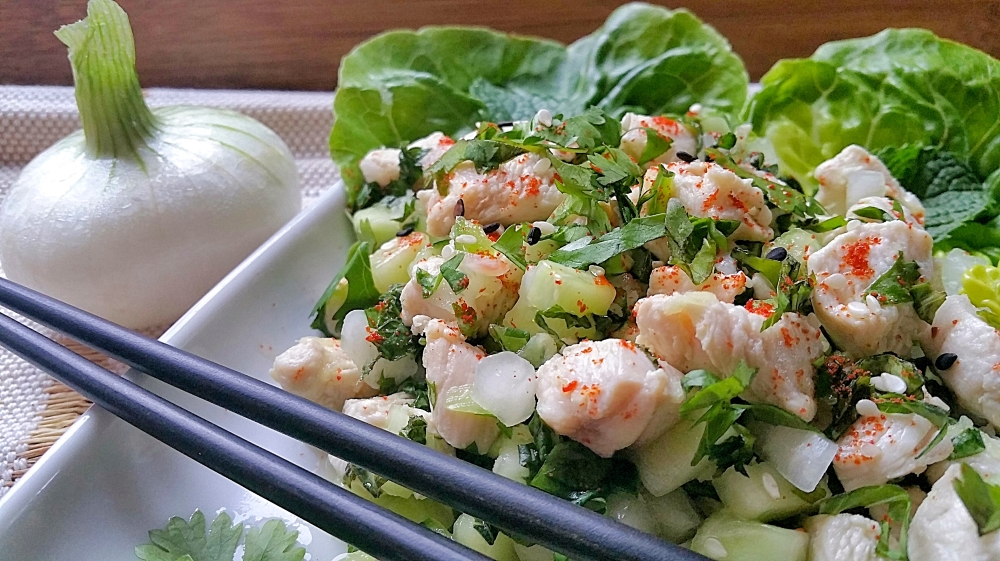 Laab Kai Salade croquante au Poulet Thaïlandaise