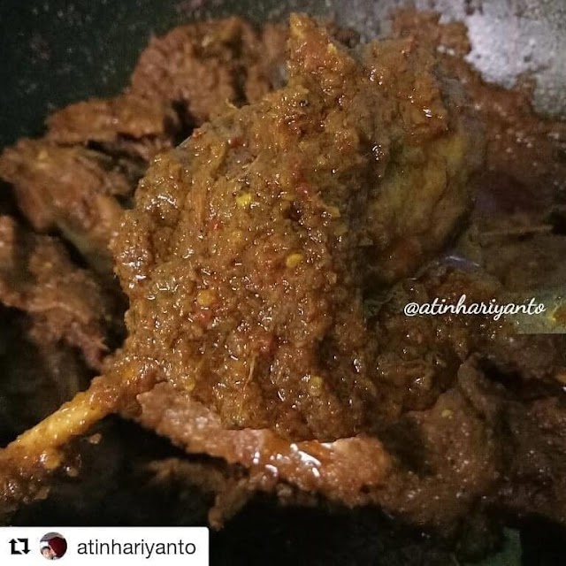 Rendang Bebek Spicy - Resep Olahan Bebek 