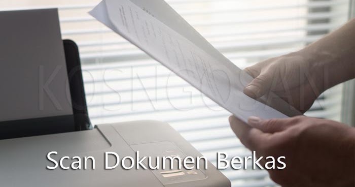 cara scan dokumen printer hp