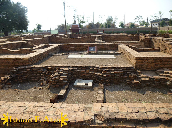 The location of the altar in Portuguese Village in Ayutthaya Historical Park