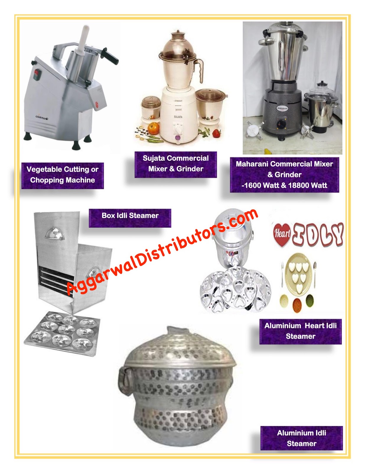 Aggarwal Distributors Kitchen Utensils & Machines