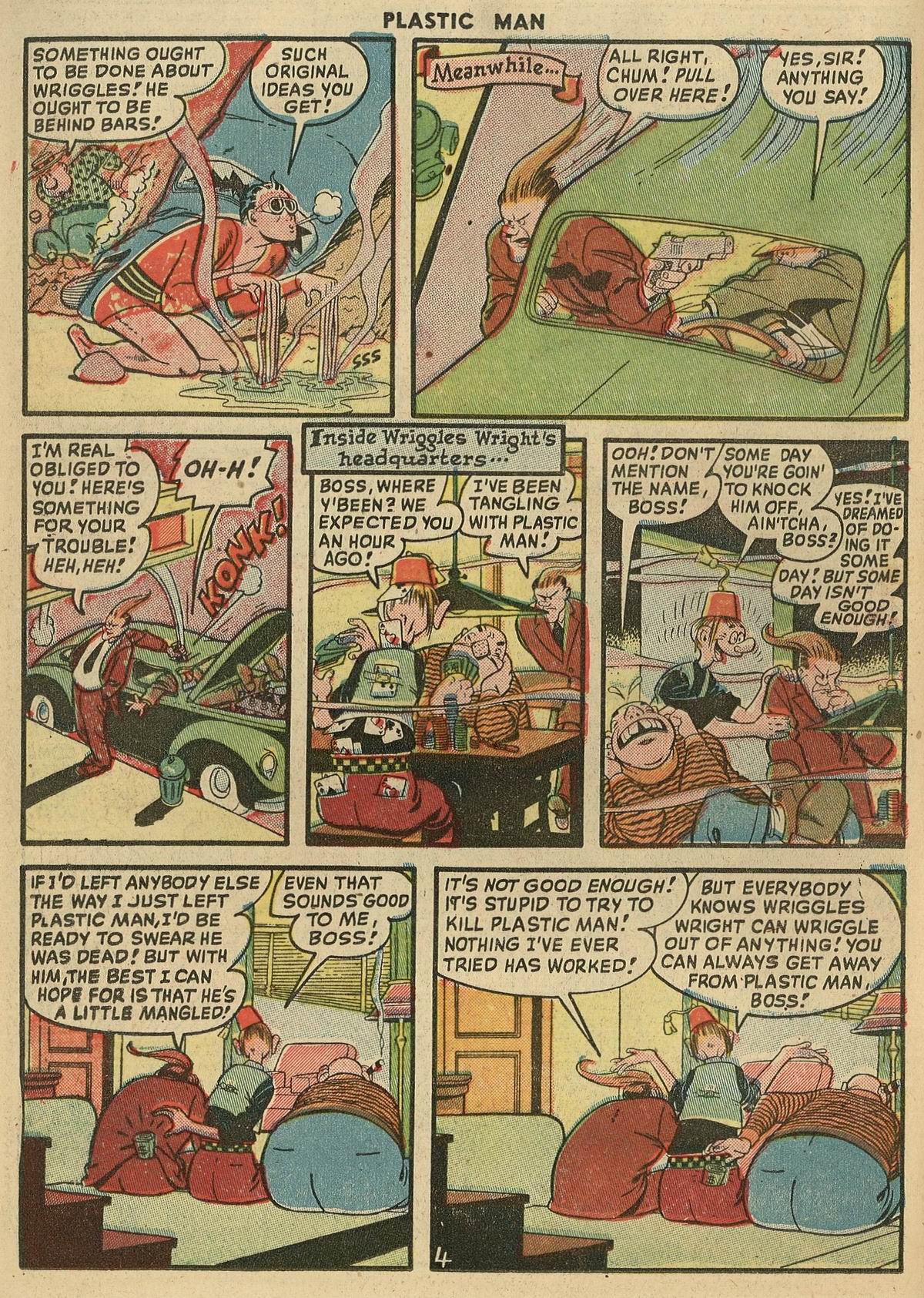 Read online Plastic Man (1943) comic -  Issue #16 - 19