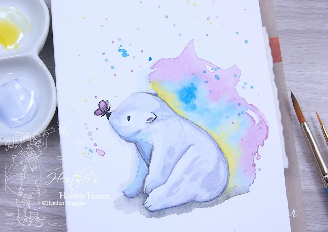 Heather's Hobbie Haven - Polar Bear Watercolor