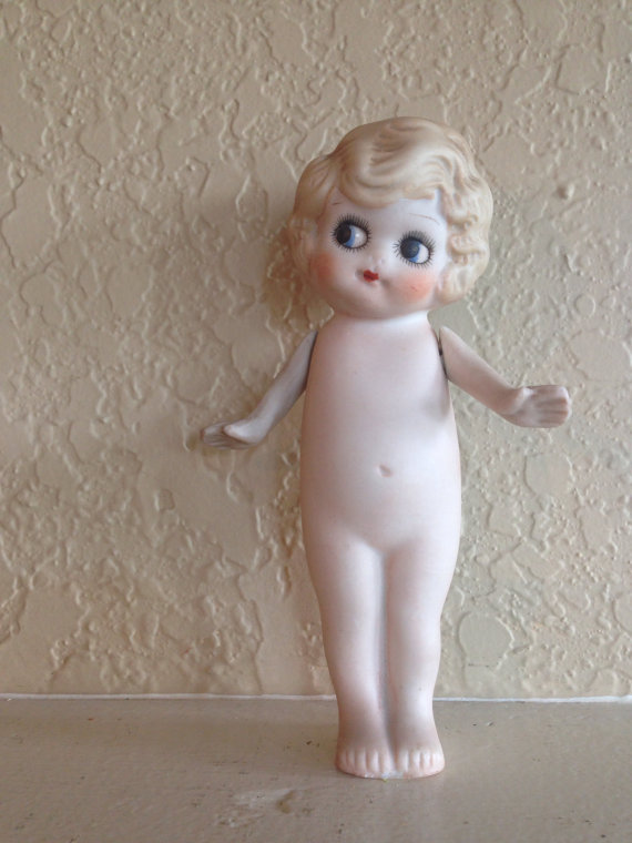 Pretty Polly Antique Bisque Doll