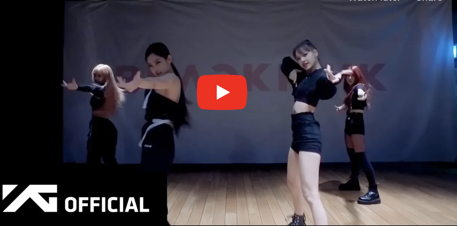 10. Rosé's blonde hair and black and white outfit in Blackpink's "Kill This Love" dance practice video - wide 4
