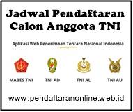 Pendaftaran tni au 2022