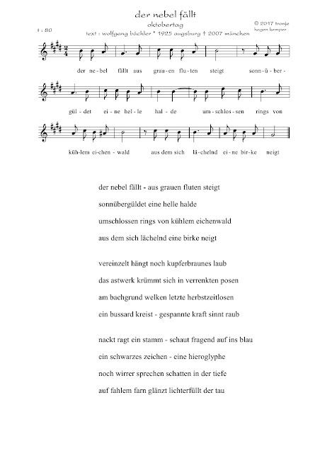 Lieder Saitenspiel Tronjes Blog Wolfgang Bachler Oktobertag