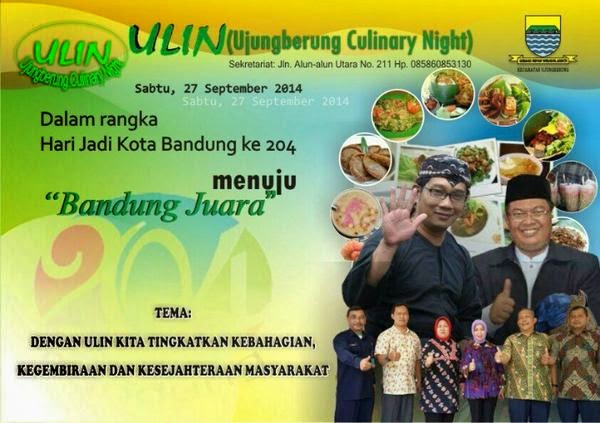 Info Event Bdg: Ujungberung Culinary Night (27 September 2014)