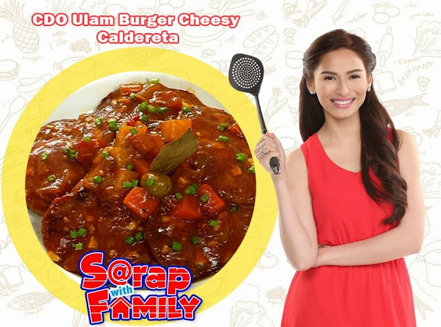 CDO Ulam Burger Cheesy Caldereta Recipe