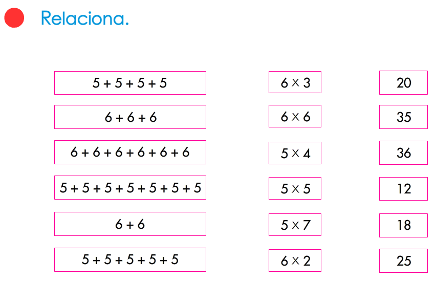 EL BLOG DE SEGUNDO LAS TABLAS DEL 5 Y DEL 6 (REPASO)