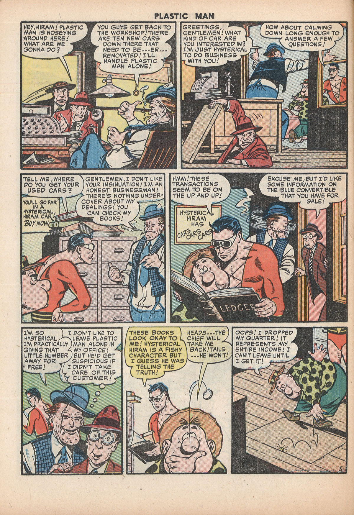 Read online Plastic Man (1943) comic -  Issue #29 - 46