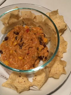 Featured Recipe | Chicken Enchilada Dip from It's Yummy To My Tummy #SecretRecipeClub #recipe #appetizer #gameday