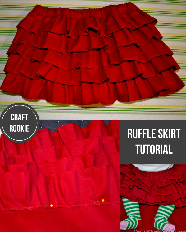 Craft Rookie: Ruffle Skirt Tutorial